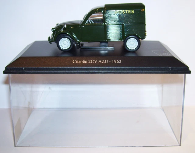 UNIVERSAL HOBBIES CITROEN 2CV 2 CV AZU 1962 POSTES POSTE PTT BOX 1/43 occasion