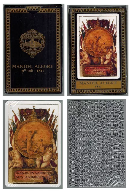 Manuel Alegre Mazzo 50 Carte da Gioco Fournier 2017