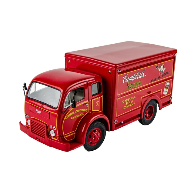 Miniature Danbury Mint 1/24 – Camion Coca-Cola White 1955 – Jaune (réf DMCC1955)