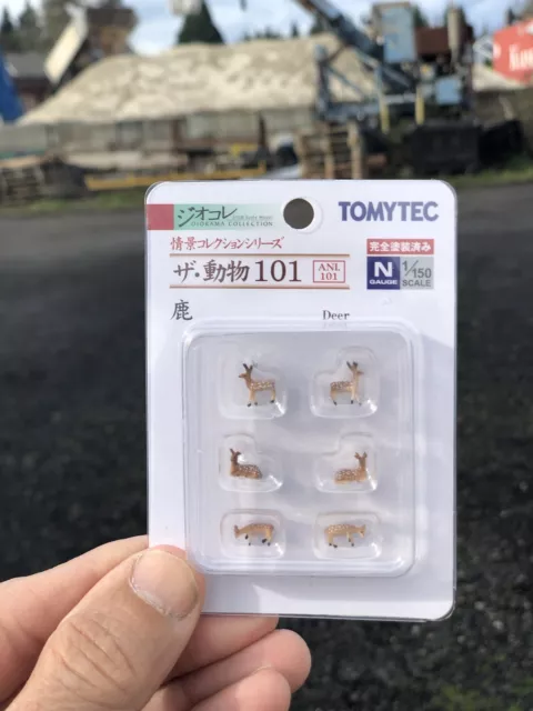 TOMYTEC 1/150 N Scale 101 Deer Set NEW