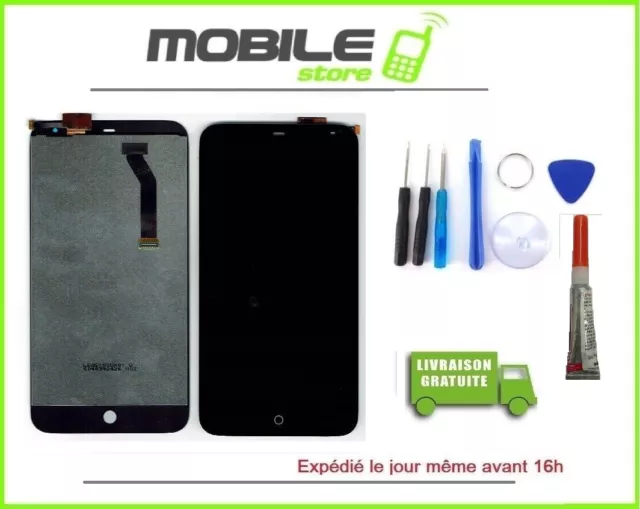 Vitre Tactile + Ecran LCD Pour Meizu MX3 Couleur Noir + outils + Colle