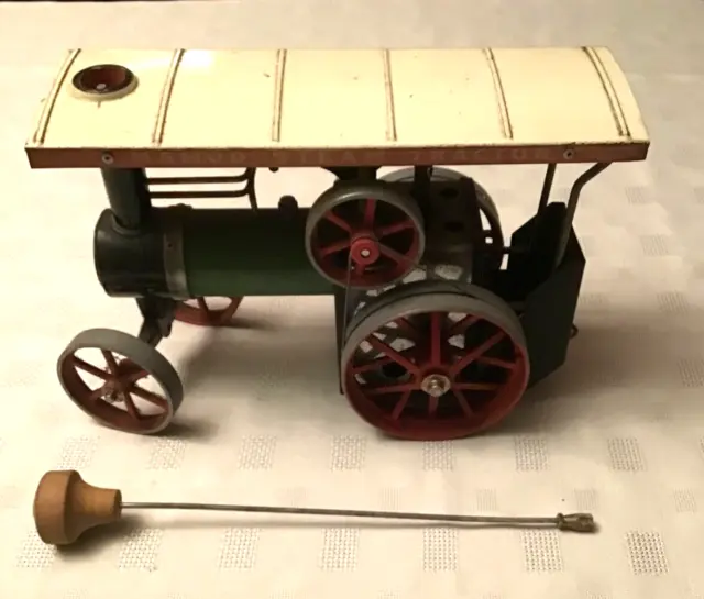 Mamod TE1a steam traction engine working order cw instructions part original box