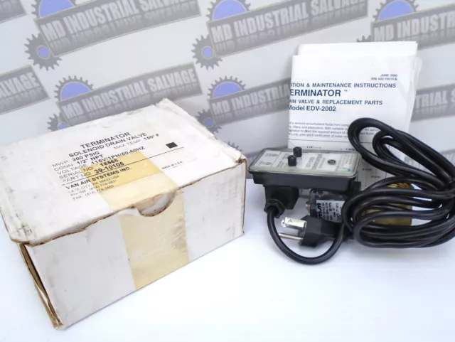 VAN AIR - 39-10105 - Terminator Condensat Vidange - 300 LB/Po2 - 1/2 Npt - 115V