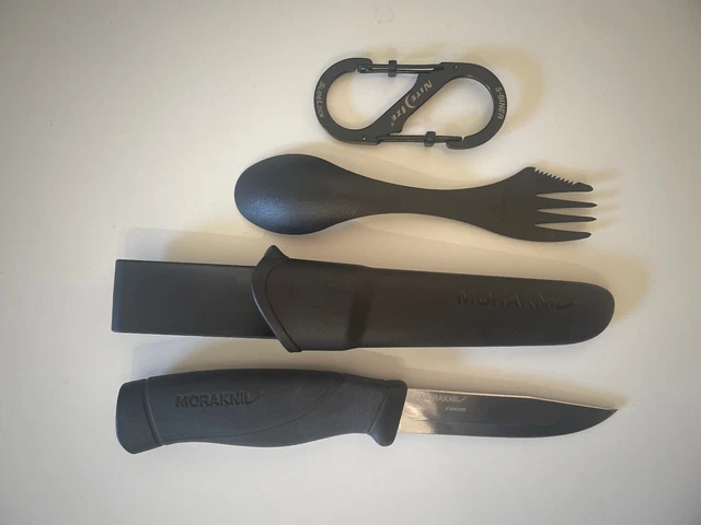 MORA MORAKNIV COMPANION Heavy Duty Rostfrei Light my Fire Spork Nite ...