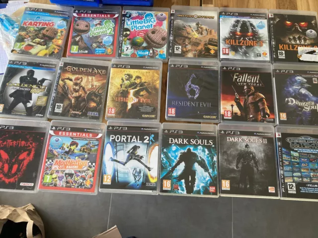 lot de 18 jeux ps3