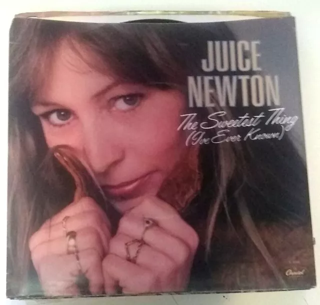 Juice Newton, The Sweetest Thing (I've Ever Known) ~ NM 1981 Capitol 45 +PS