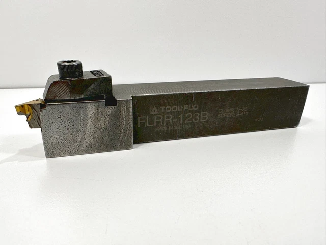 TOOLFLO FLRR-123B Used Lathe Tool Holder 3/4" Shank 1pc