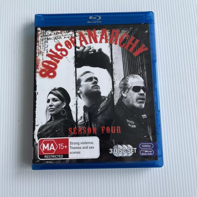 Sons of Anarchy - Season 4 - Blu-Ray - VGC - Region B