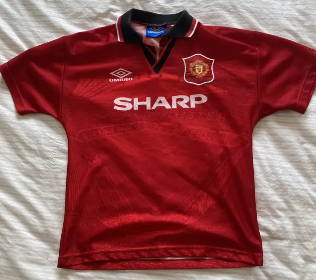 Manchester United Authentic Vintage 1994-1996 Shirt Youth
