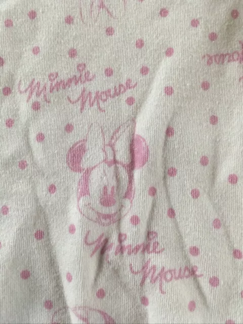 Disney Baby Girl Pink Minnie Mouse PJs Size 1 (12-18 Months) 3