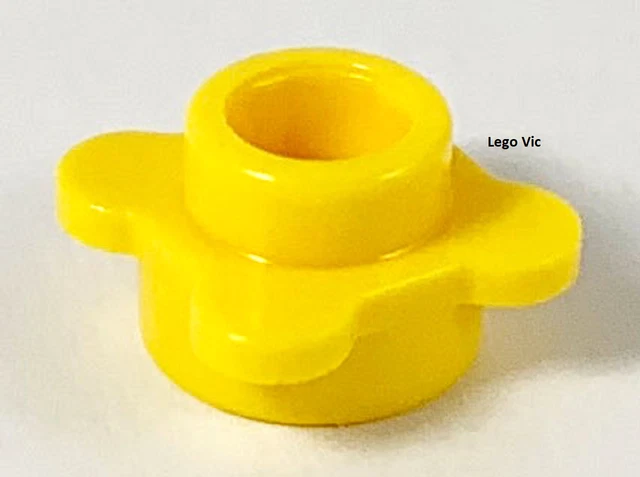 LEGO 33291 Plate Round with Flower Edge Yellow Belville 5859 Scale 3124 MOC A78