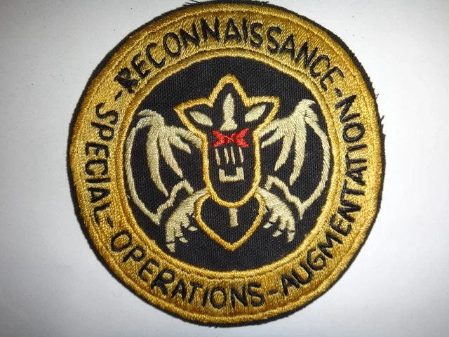 VIETNAM WAR HAND Sewn Patch USSF RECONNAISSANCE SPECIAL OPERATIONS ...