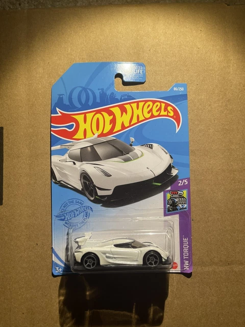 Hot Wheels 2020 Koenigsegg Jesko Diecast Car - Silver, 1:64 Scale, Exotics Series 3/10 [Short Card]