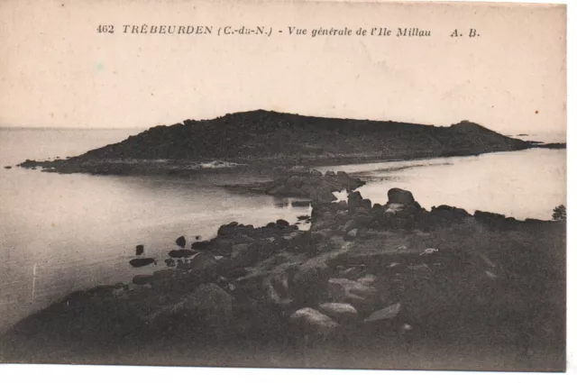 CPA - TREBEURDEN - vue générale de l'Ile Millau