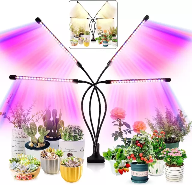 Grow Light for Indoor Plants - Upgraded Version 80 LED Lamps with Full Spectrum