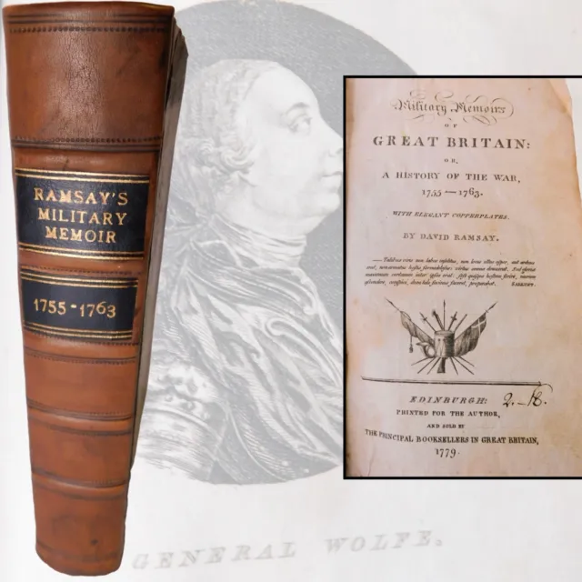 David Ramsay, 1779 - Military Memoirs of Great Britain - Edinburgh, 1st Edition