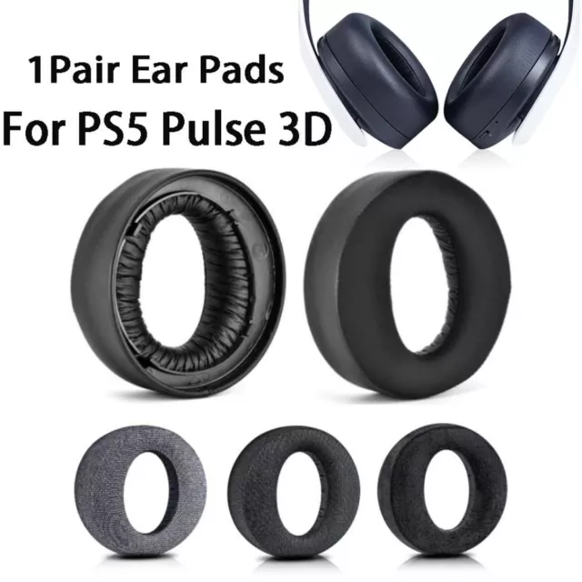 Sponge Ear Pads Replacement For Sony Playstation PS5 Pulse 3D Wireless Headset