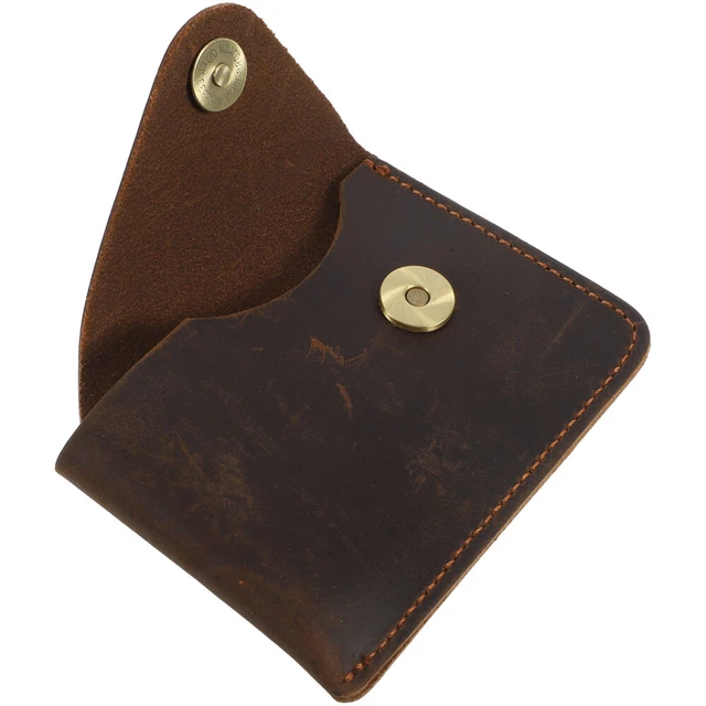 Portafoglio Portacarte In Vera Pelle Personalizzabile Con Protezione RFID | 7 Tasche + Zip + Finestre Trasparenti | Regalo Con Confezione