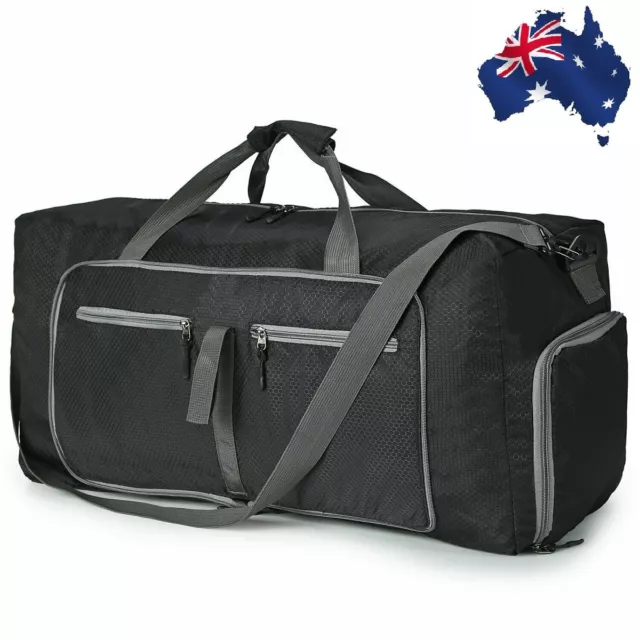 Unisex Large Travel Duffle Bag Waterproof Foldable Luggage Bag Durable Gym Bag