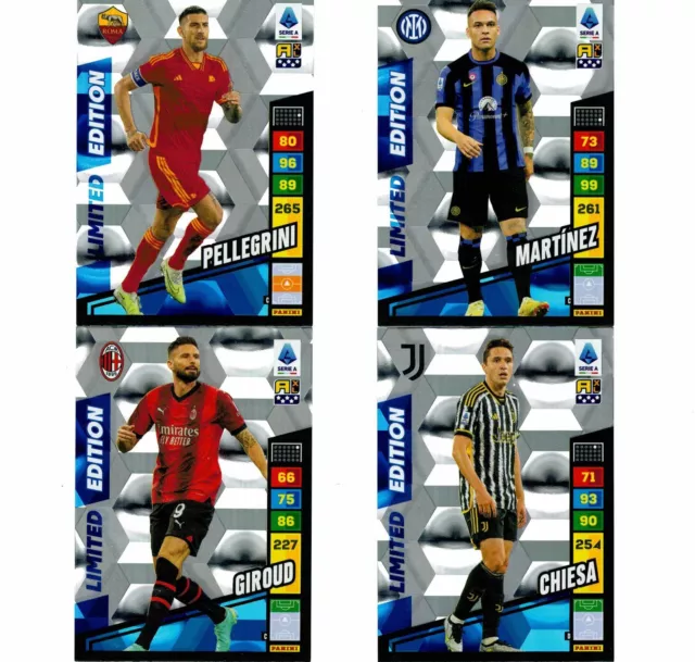 PANINI ADRENALYN XL Calciatori 2023-24 2024 Cards Limited Edition A Scelta  EUR 3,50 - PicClick IT