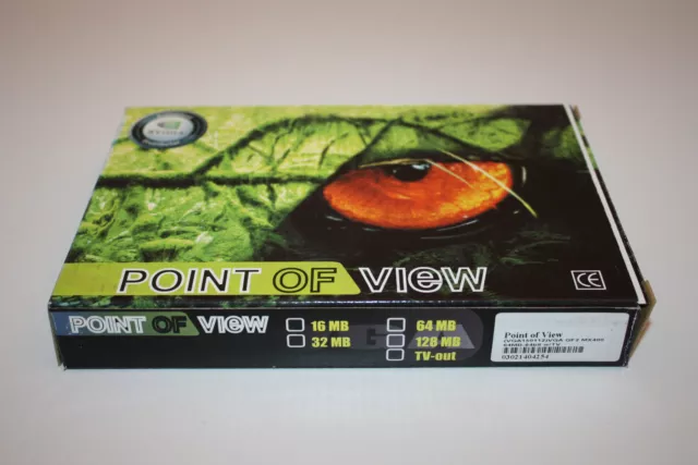 Neu OVP Nvidia GeForce2 VGA GF2 MX400 64MB Grafikkarte VGA150112 Point of View