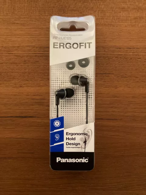 Panasonic Ergofit RP-HJE125 | In-Ear Kopfhörer | schwarz