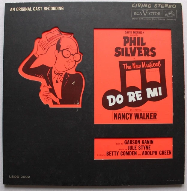 PHIL SILVERS DO Re Mi New Musical Original Cast Lp 12" Vinyl Die Cut