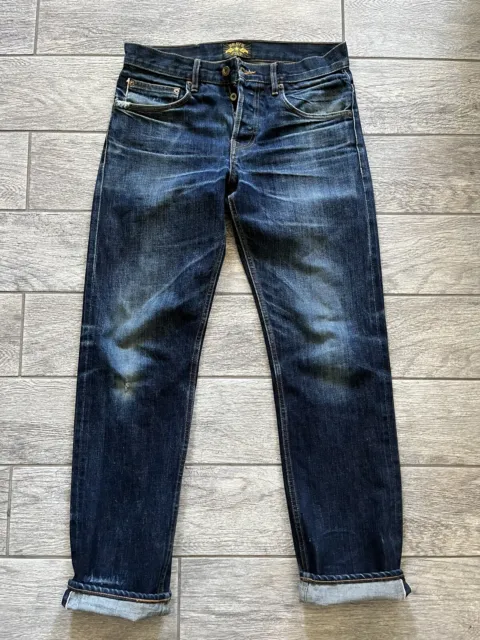 MENS THE UNBRANDED Brand 14.5 Oz Selvedge Dark Wash Blue Jeans UB201 32 X  31 $35.00 - PicClick