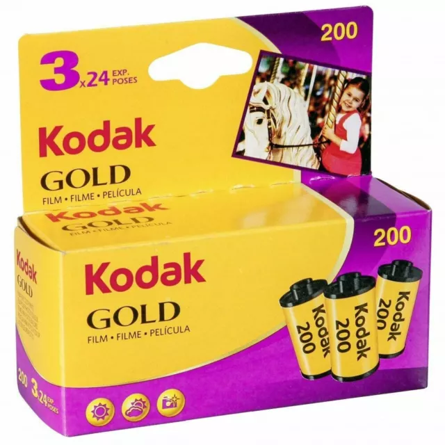 Kodak Gold 200 Film Pack 135 (24 Exp) - TRIPLE PACK