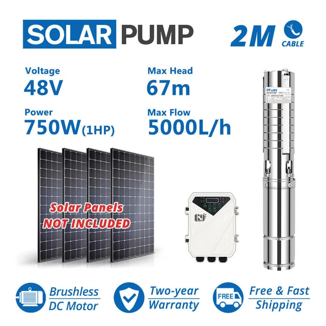 Contrôleur de pompe solaire 24V 48V 72V 96V 110V 400W-2000W