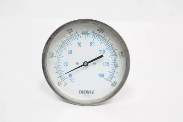 Trerice 52-2237 Bimetal Thermometer 5in 2-1/2in 50-300f 1/2in Npt