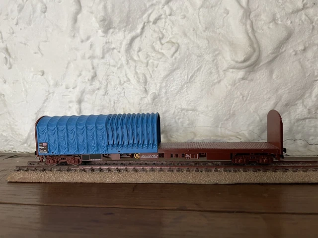 Wagon Plat Jouef HO 1/87 Avec Véhicules Militaires - édition Limitée