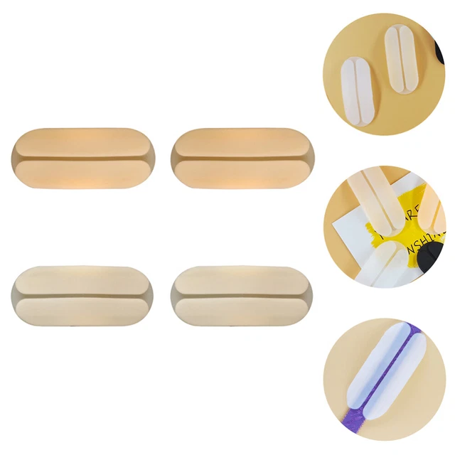 2 paia spalline traspiranti spalline spalline imbottiture cinturino in gel di silicone