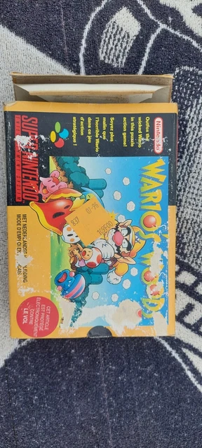 Wario Woods Snes Fra, Boite Vide