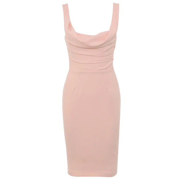 HOUSE OF CB Micaela Blush Draped Corset Dress £117.06 PicClick UK