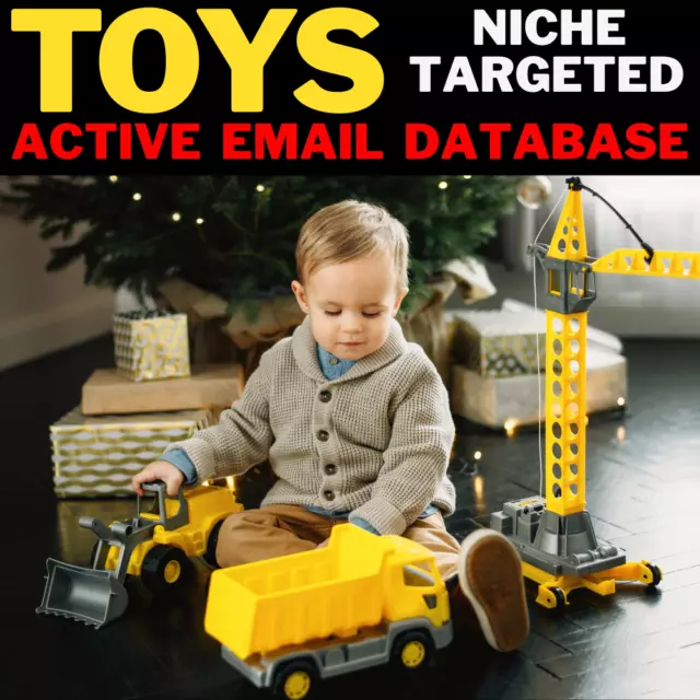Toys, Niche Targeted Leads, B2B B2C Toy Active Email Only Database Fast Delivery