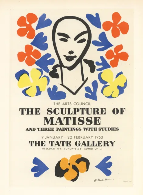 Henri Matisse lithograph poster (printed by Mourlot) 712201