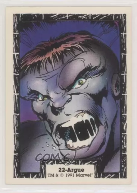 1991 Marvel The Incredible Hulk Argue #22 0u7