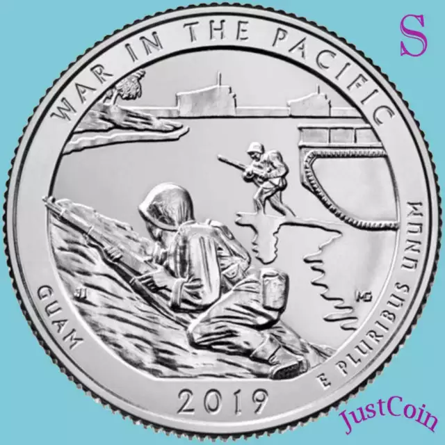 2019-S War In Pacific (Guam) National Park Uncirculated Quarter