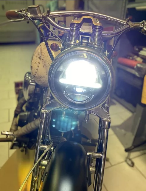 Phare LED de moto de 5.75 pouces, pour Dyna Softail Sportster 883 XL88 –  Biker-Shop-Online