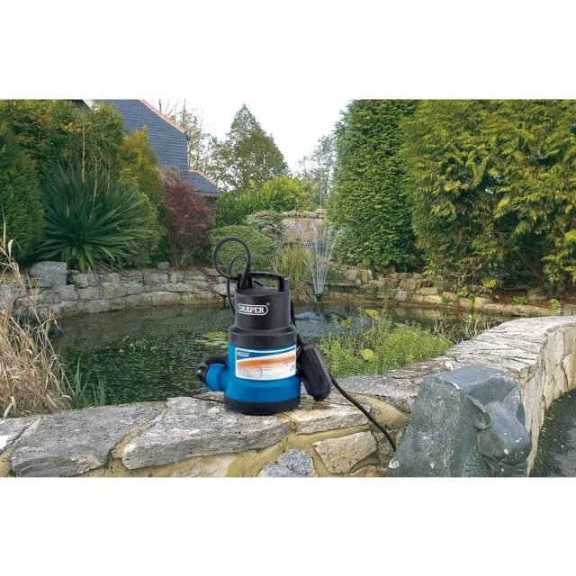 Draper Submersible Water Pump With Float Switch, 108L/Min, 350W Stock No: 61668 2