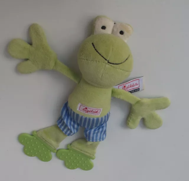 Schmusetier Stofftier Frosch Rassel Greifling von Sigikid