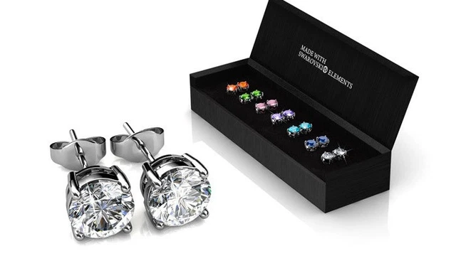 Lot De 7 Paires De Boucles D'Oreilles Véritables Perles De Culture – Coffret Cadeau
