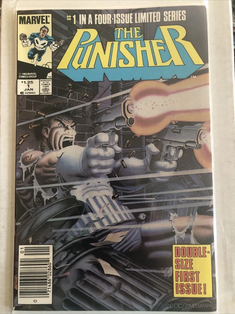 The Punisher Limited Mini Series #1-5 (Vol. 1, 1986); Complete set Higher Grade