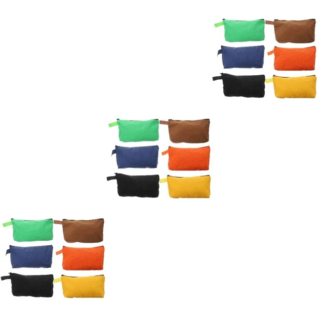 18 pcs Tool Zipper Pouches Tool Bags Tool Storage Pouches Tool Organizer Bags