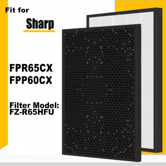 FZR65HFU FZ-R65HFU Ture Hepa Activated Carbon Filter for Sharp FPR65CX FPP60CX