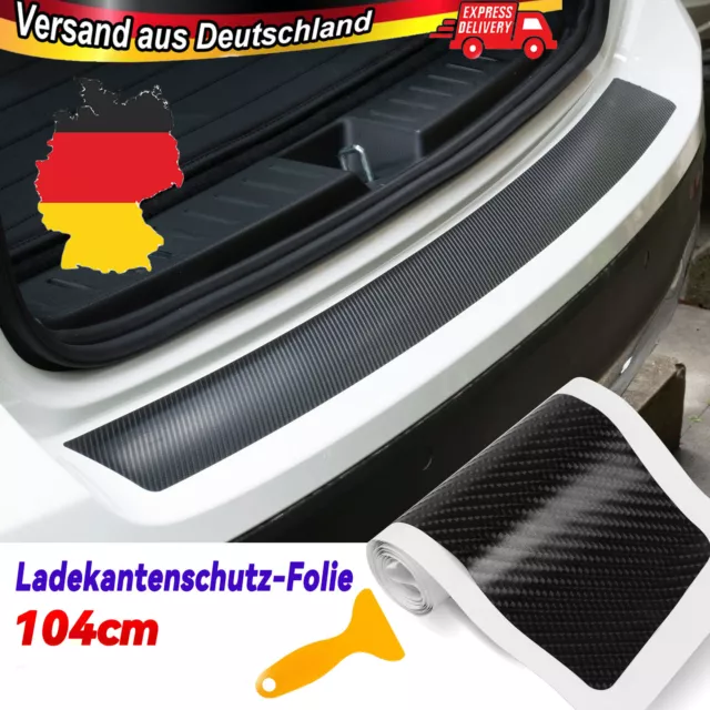 Universal Auto Ladekantenschutz Folie Lack Schutz Kratzer Carbon Optik Abdeckung