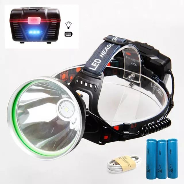 P50 LED Headlamp Headlight usb Rechargeable 18650 Battery Head lamp Torch light