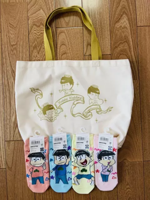 Within 24 Hours Osomatsu-San Socks 23 25Cm 4 Pairs And Ichibankujia Prize Tote B 2