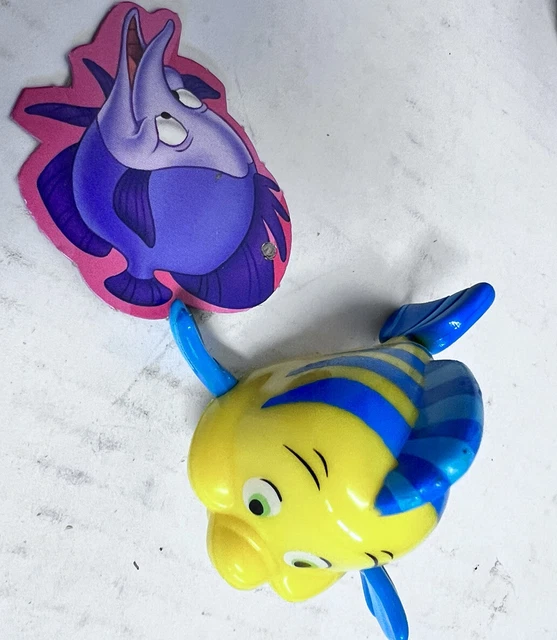DISNEY THE LITTLE Mermaid McDonald's Happy Meal Toy Flounder 2.80